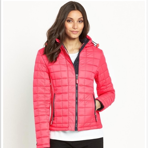 Super Men/'s Jacket Dry Mens Fuji Double Zip Quilted Jacket Padded Warm Winter